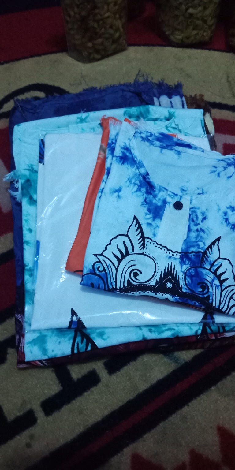 Gamis Batik (cod) Manggar Gamis Batik Pesta Model Terbaru