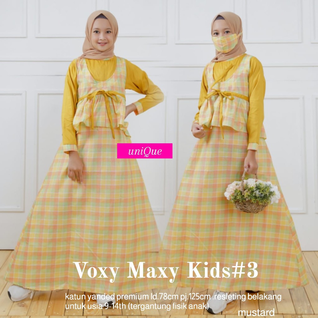 GAMIS ANAK UNIQUE VOXY MAXY #3 221220