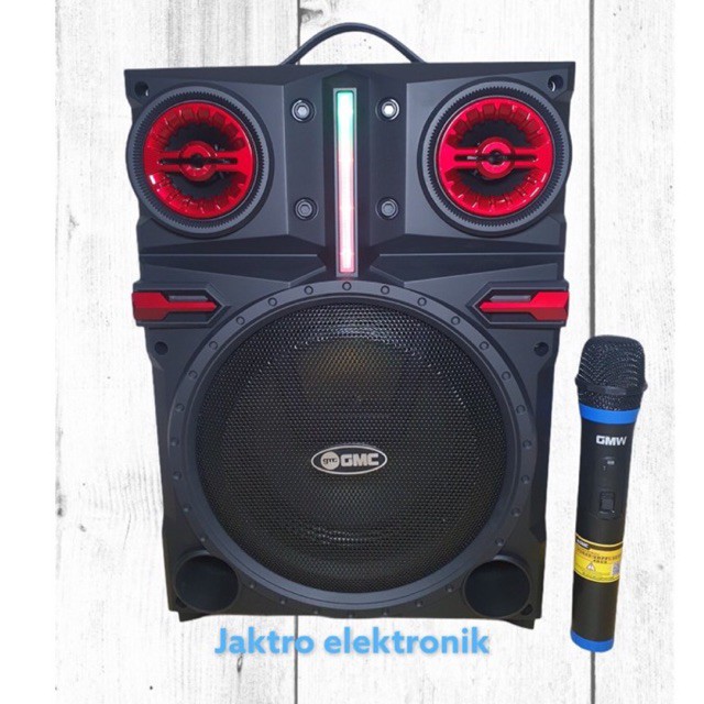 Jual Speaker Portable Gmc 897r 8inch Multimedia Bluetooth Usb Karaoke