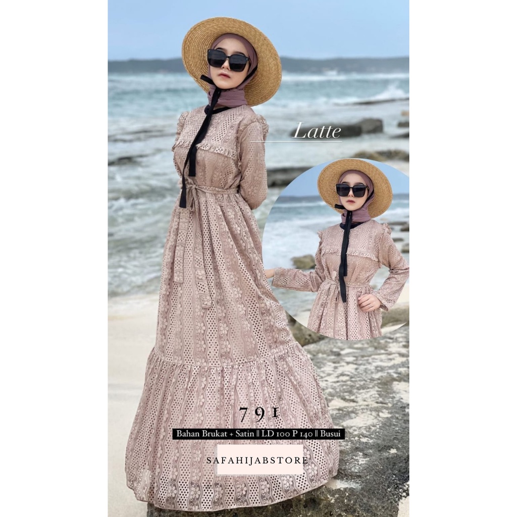 IRENE / SHABBY BROCADE DRESS LD 100 dan LD 110 / BUSUI FRIENDLY / DRESS KONDANGAN