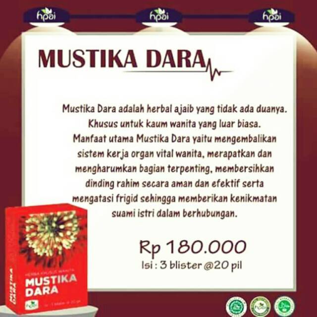 Herba wanita Mustika Dara