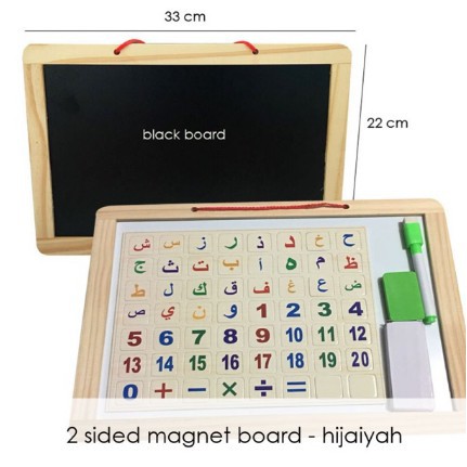 

2 SIDED MAGNET BOARD/ Papan tulis magnet 2 sisi