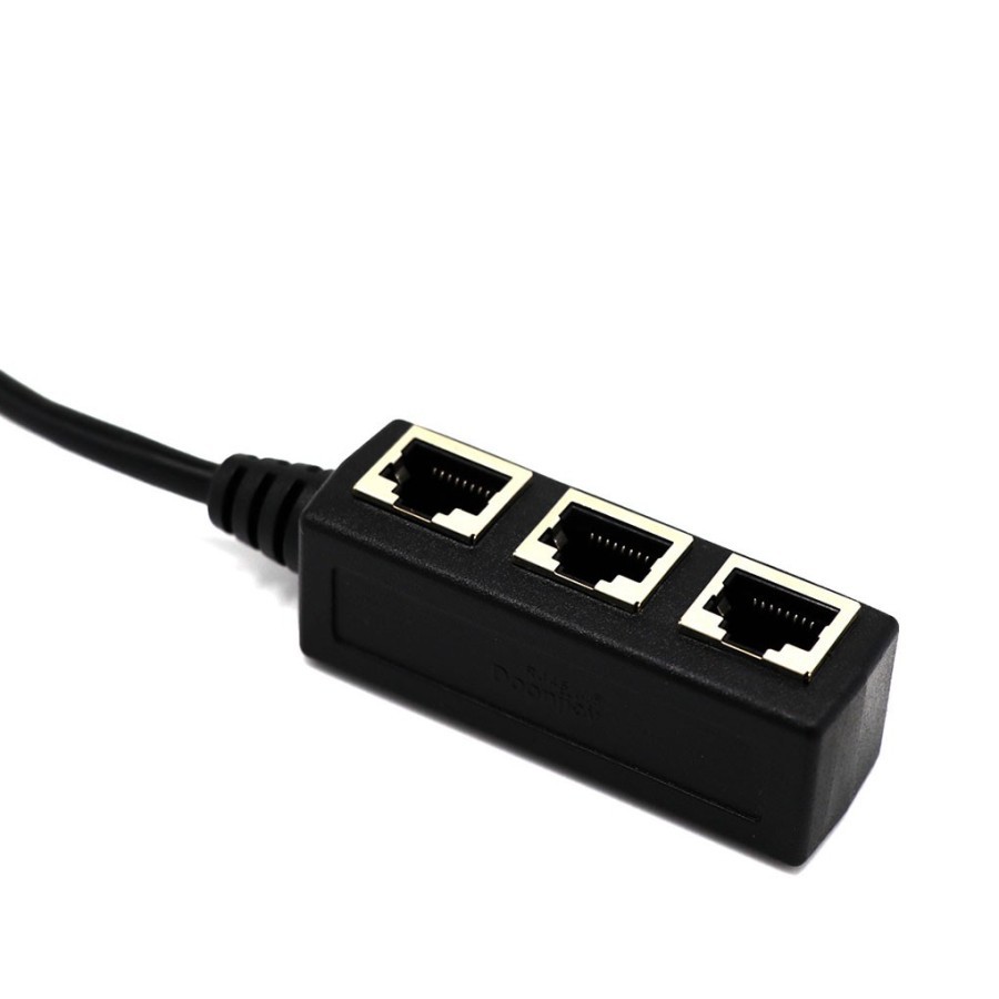 RJ45 Splitter 1-3 Adapter Cable CAT5 CAT6 LAN