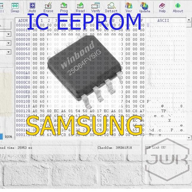 IC Eeprom plus Firmware TV Samsung Siap Pakai