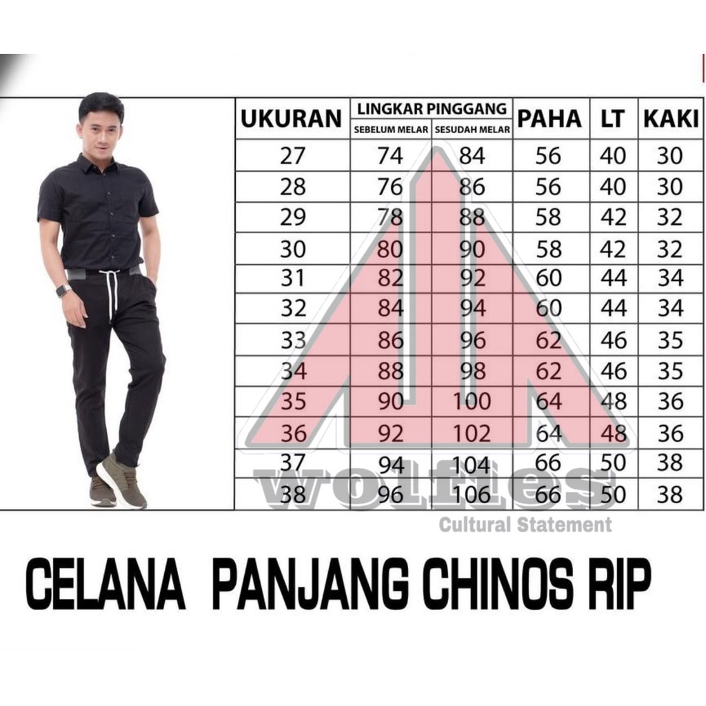 CELANA Pria SLIMFIT Panjang chino KERJA HARIAN HITAM MOCCA ABU