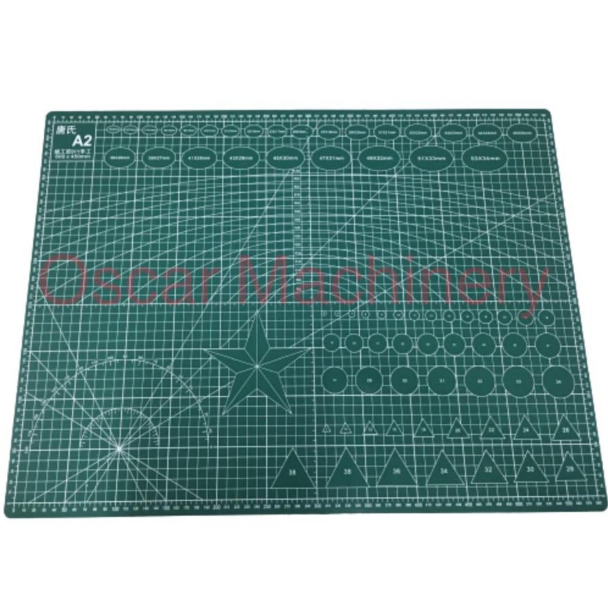 A2 PVC Cutting Mat Cutting Pad Board Double sided DIY Tool Cutting Board Papan Potong Kulit