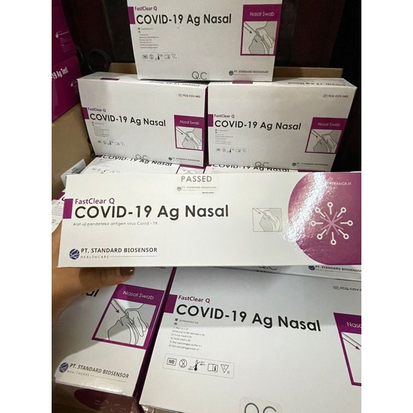 Swab Antigen Biosensor Fast Clear Nasal isi 25 Pcs Original