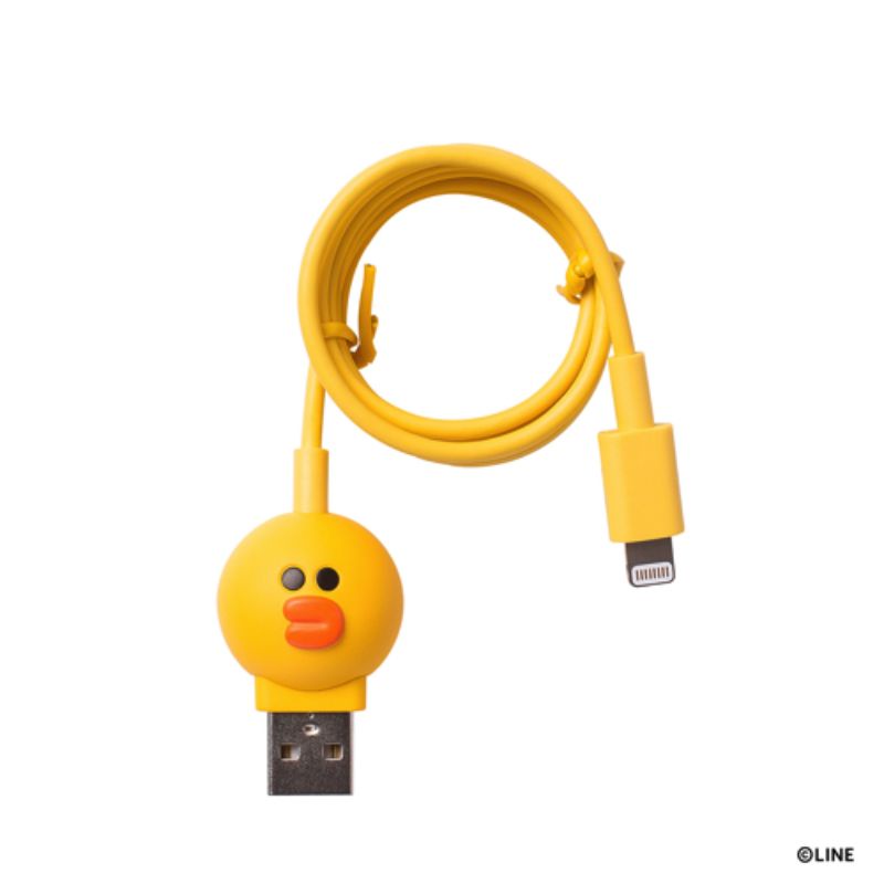 LINE FRIENDS KABEL DATA MFI | CABLE CHARGER LIGHTNING FOR IPAD | IPHONE 5 5S 6 6S 7 8 PLUS X XS XR MAX