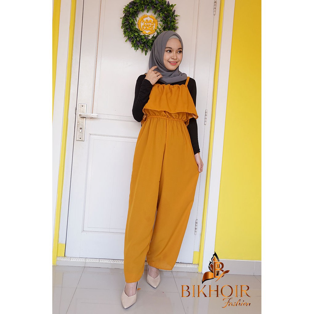 ilook | jumsuit plain  | Jm polos | bahan creap