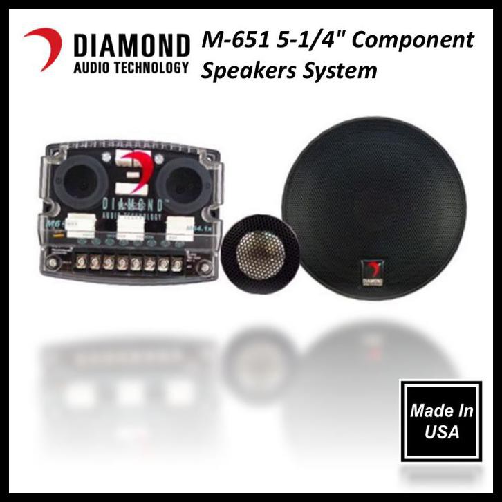 Diamond Audio M 651 5 1 4 Speakers Usa Brand Audio Mobil Shopee Indonesia