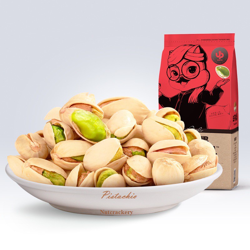 

Kacang Pistachio Panggang 185g Original Fresh Garing Import Three Squirrels