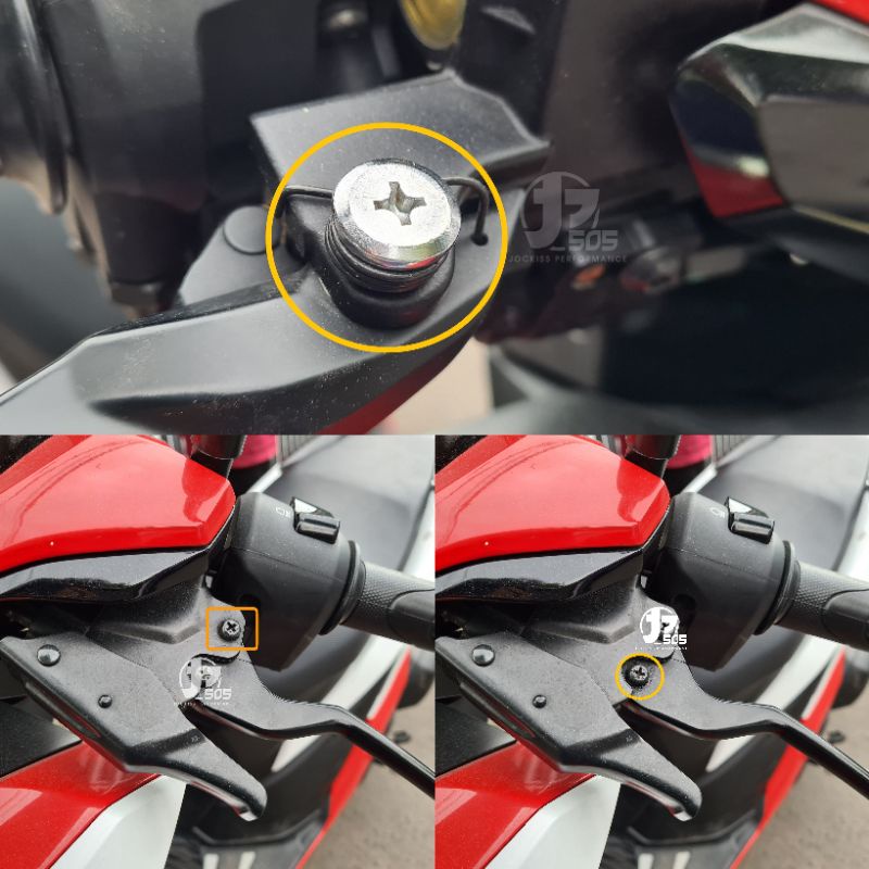 Baut Titanium Paket Tojos CBS Handel Rem Honda Vario125/150 Genio/Beat/Scoopy