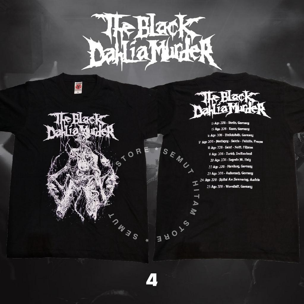Kaos THE BLACK DAHLIA MURDER Builtup Band Musik Rock Metal Prapatan Rebel Puritan
