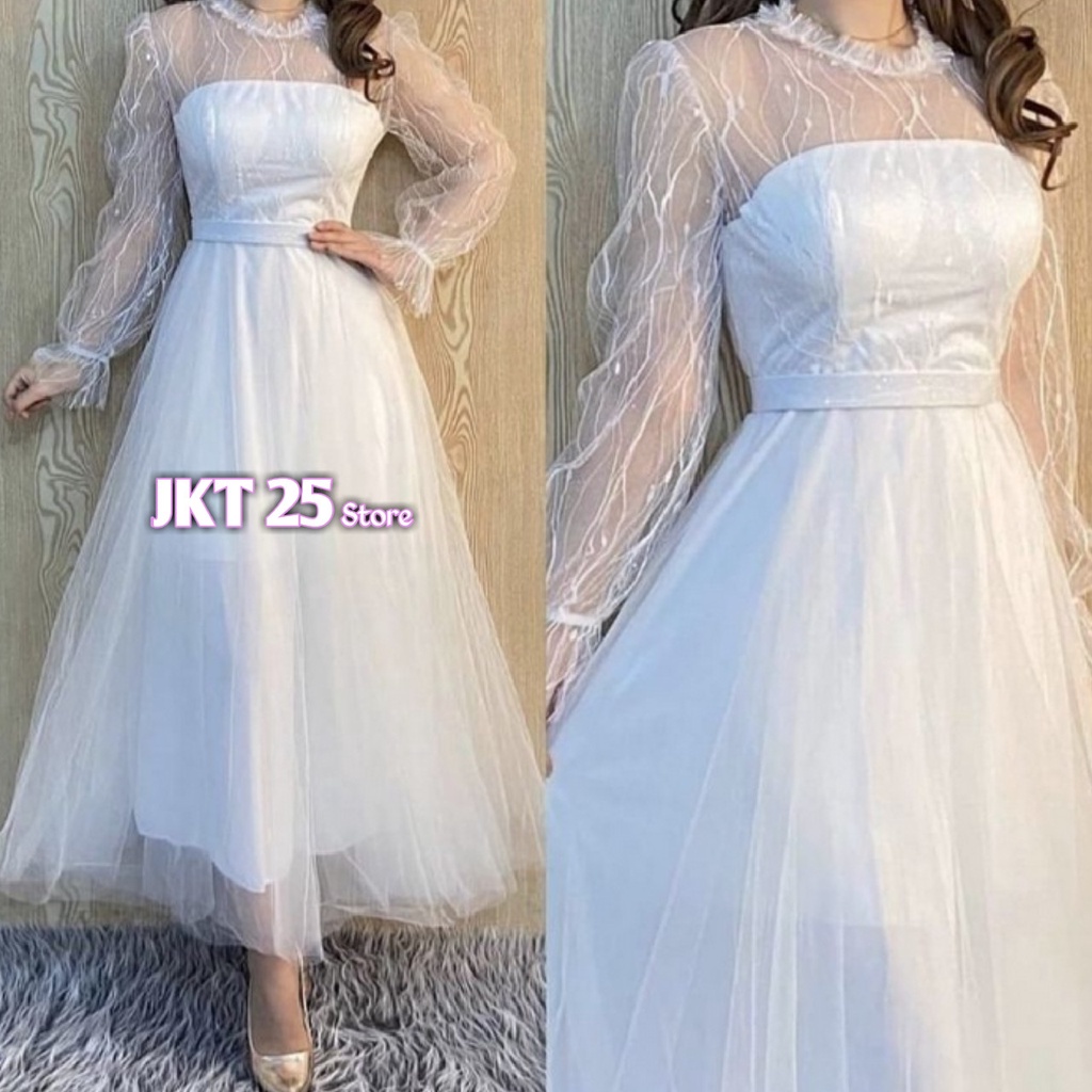 Busana Muslim Gamis Murah Gaun Pesta Muslimah Baju Pesta Wanita Kondangan Mewah Kekinian 2020 2021