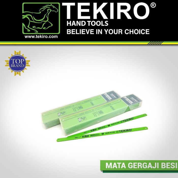 TEKIRO Mata Gergaji Besi 12 Inch / Mata Gergaji Besi 12&quot; tekiro / Mata Gergaji Besi Atau Hacksaw 18 TPI Tekiro