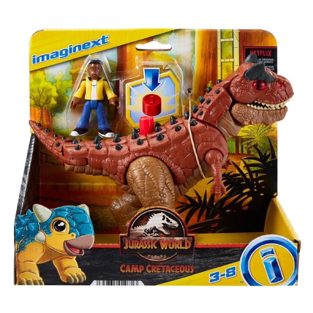 IMAGINEXT Jurassic World Camp Cretaceous Carnotaurus Toro & Darius