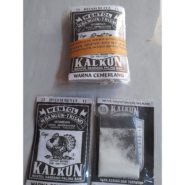 

wentol cap kalkun pewarna pakaian