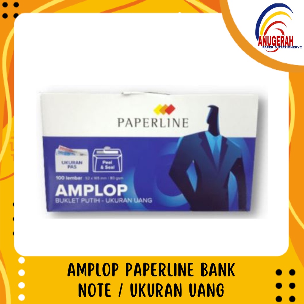 

AMPLOP PAPERLINE BANK NOTE / UKURAN UANG (PCS)