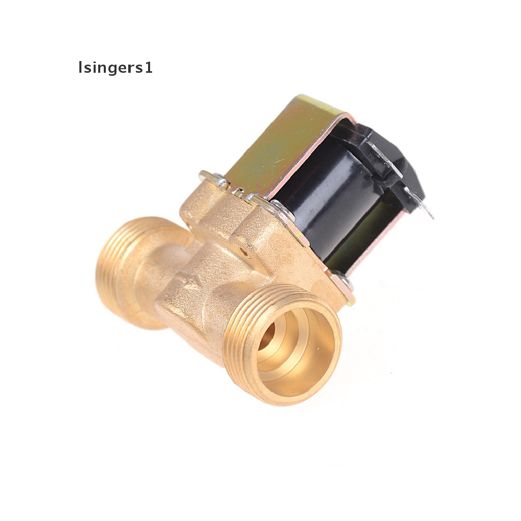 (lsingers1) Katup Solenoid Elektrik 3 / 4 &quot;NPSM DC Bahan Kuningan