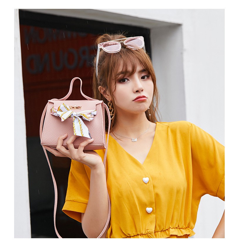 DODORY DDR1387 Sling Bag Cewek Ribbon Tas Selempang Pita Fashion Wanita