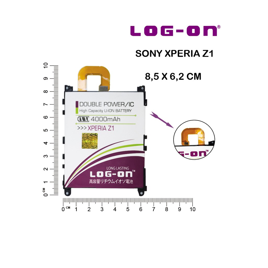 BATERAI SONY XPERIA Z1 - C6902 C6903 L39H LOG ON DOUBLE POWER BATTERY