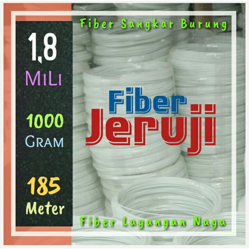 FIBER SANGKAR BURUNG, FIBER LAYANGAN NAGA 1,8 MILI PUTIH SUSU IMPORT