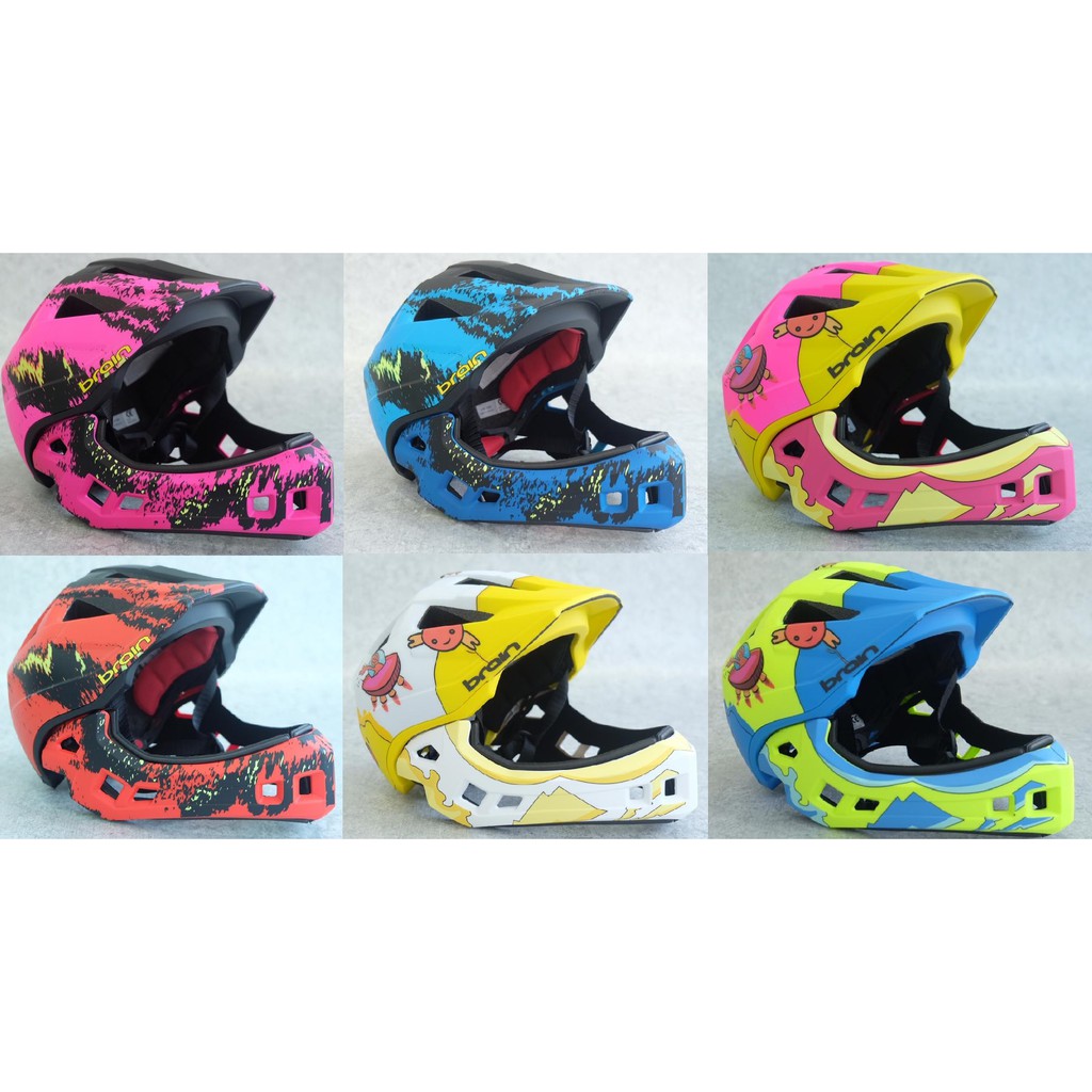 HELMET KIDS BRAIN FULL FACE - HELM SEPEDA ANAK