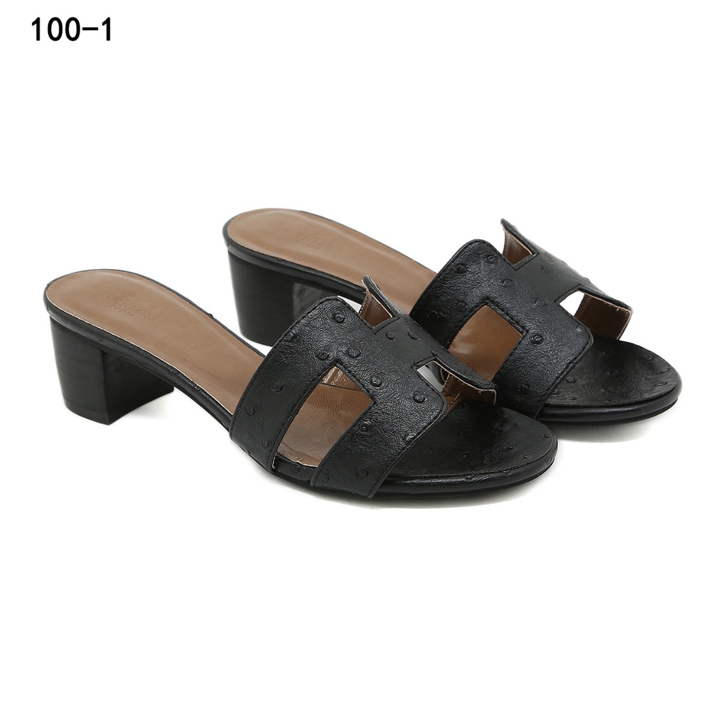 HS Oasis Sandals In Ostrich Leather #100-1