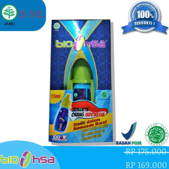 Jamu tetes BIO HSA obat segala penyakit ukuran 15 ML