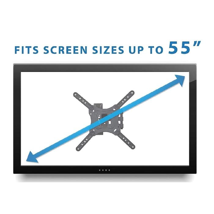 Bracket TV Swivel 4 arah 14 - 42 inch