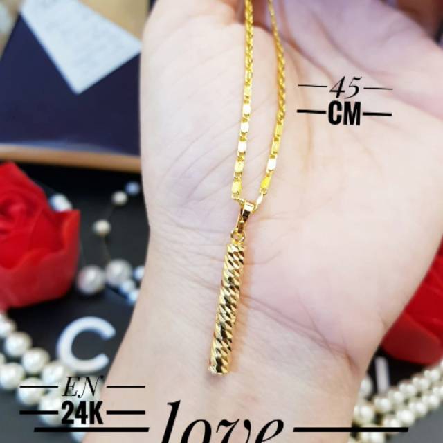 Xuping kalung lapis emas 24k 1832j