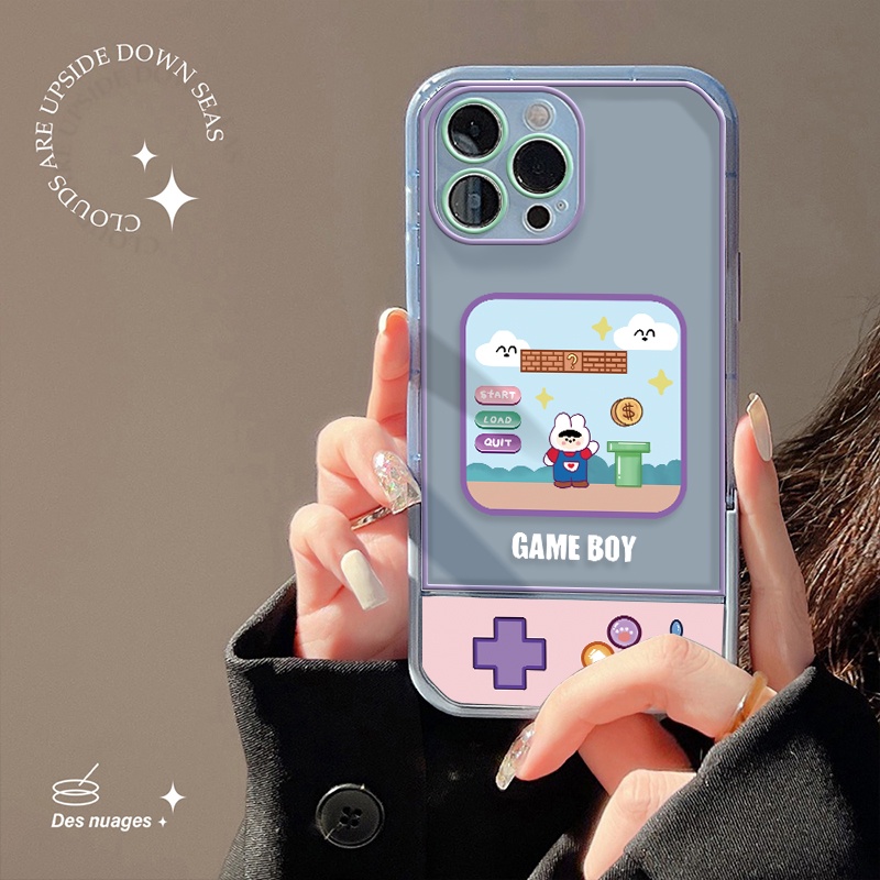 Soft Case Silikon Tpu Transparan Motif Kelinci Untuk Iphone 11 12 13 Pro MAX 7 8 Plus XR X 6 6s Plus SE 2020 XS MAX