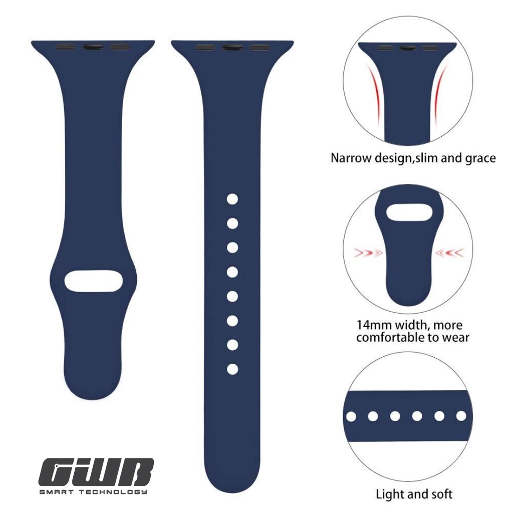 SLIM STRAP 38MM ( FOR IWO WATCH &amp; IWATCH )