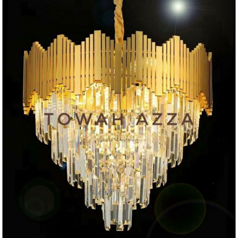 Lampu Gantung Cristal/Lampu Hias Gold/Emas