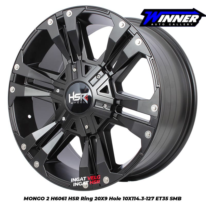 VELG OFFROAD RING 20 LUBANG BAUT 5X114,3 / 5X127 - RUBICON WANGLER XTRAIL ESCAPE.