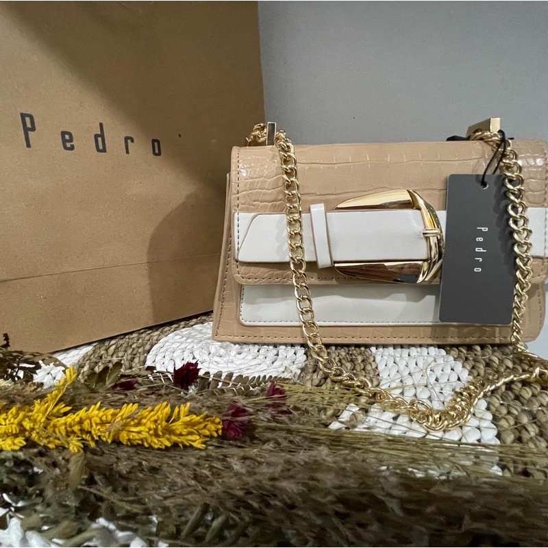 BAG PEDRO Syalman MULTI Croco Sling Shoulder Size 20x11cm