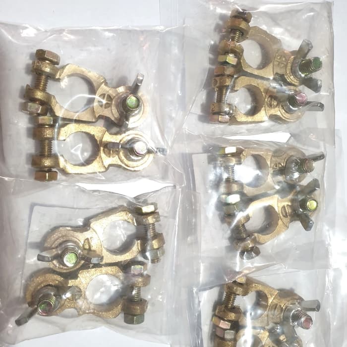 Kepala Aki Kuningan N50/ Ns70/ N70/ N100/ N120/ N150/N200 (+-)