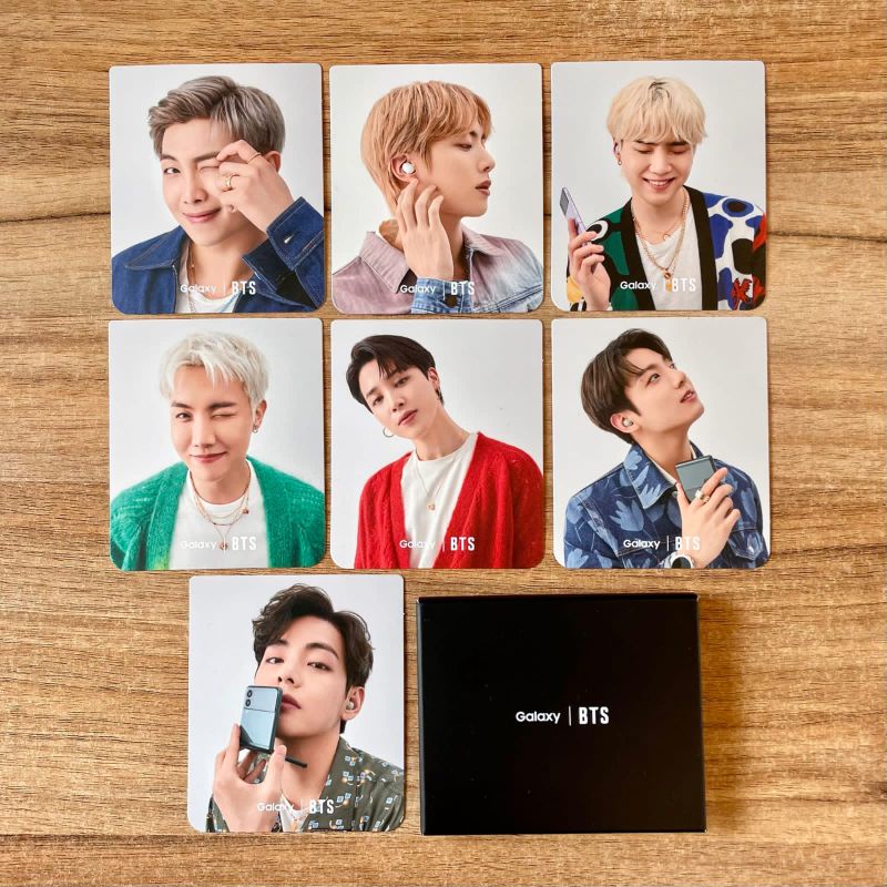 (READY) PHOTOCARD BTS X SAMSUNG FLIP GALAXY Z LIMITED STOCK OFFICIAL
