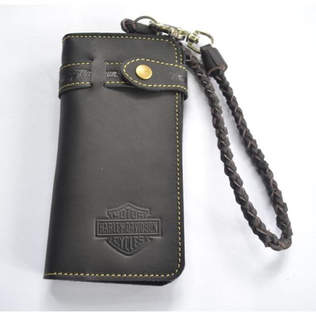 Dompet Kulit Asli HarleyDavidson, Dompet Panjang Kulit Asli Pria,  DOMPET UANG/ KARTU KULIT ASLI