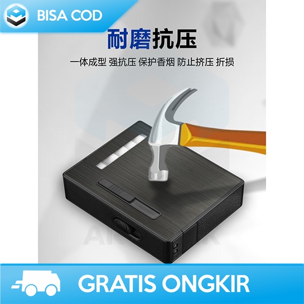 BUNGKUS KOTAK ROKOK DILENGKAPI KOREK PLASMA VAMAV JJ- 905 RECHARGEABLE