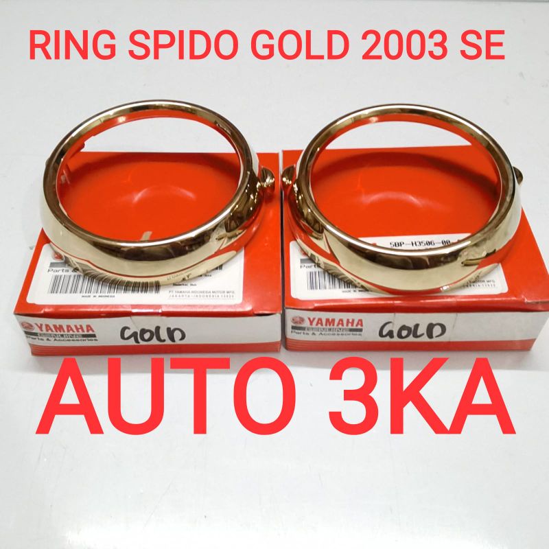CINCIN RING SPIDOMETER SPIDO METER SPEEDOMETER RXKING RX KING GOLD 2003 SE ORIGINAL