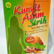

Kunyit asam sirih 1 box isi 5 sachet