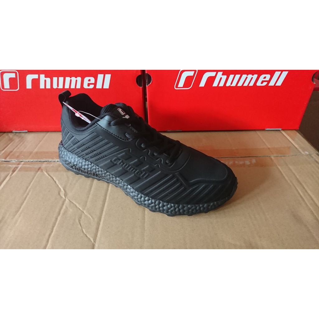 SEPATU RUNNING RHUMELL FIGHTER - HITAM HITAM