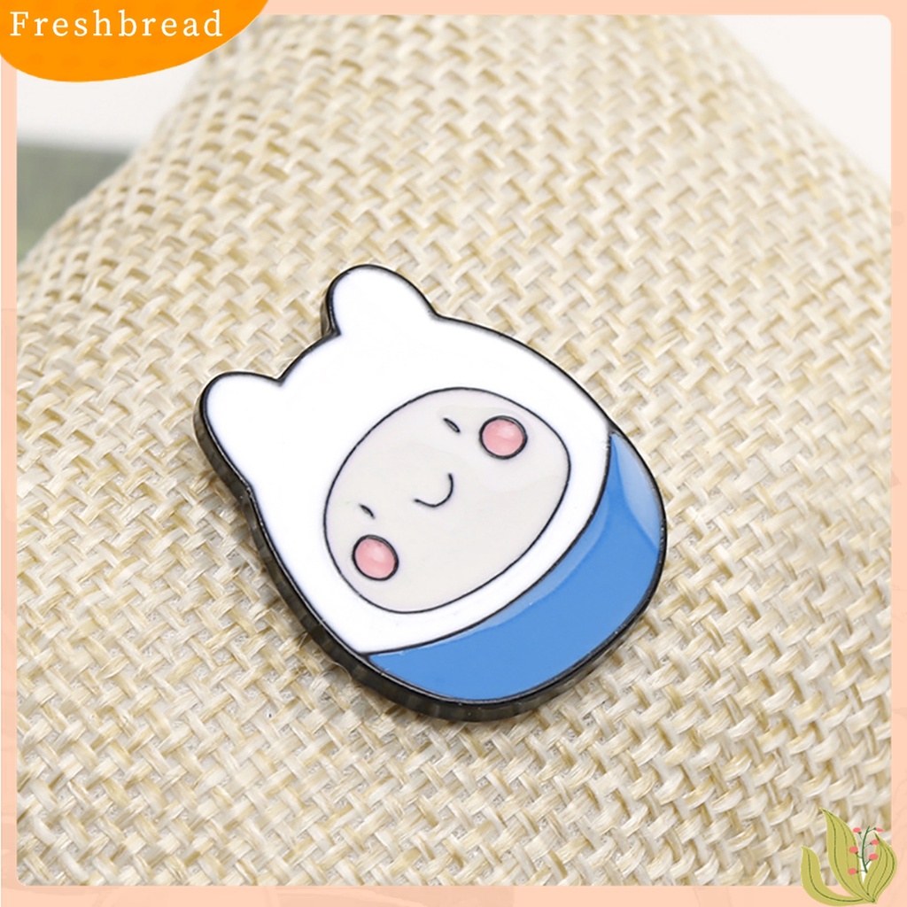 [ TERLARIS]Brooch Unisex Portable Adventure Time Figure Fashion Cartoon Brooch for Party