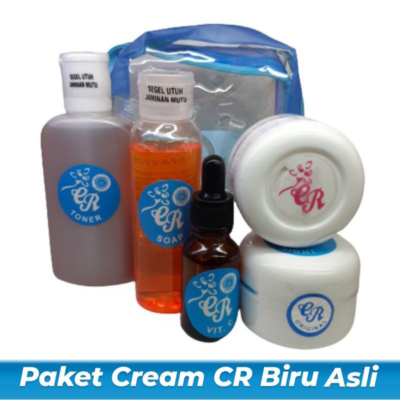 Cream CR Tas Biru 5in1 Besar 30gr // Cream Paket