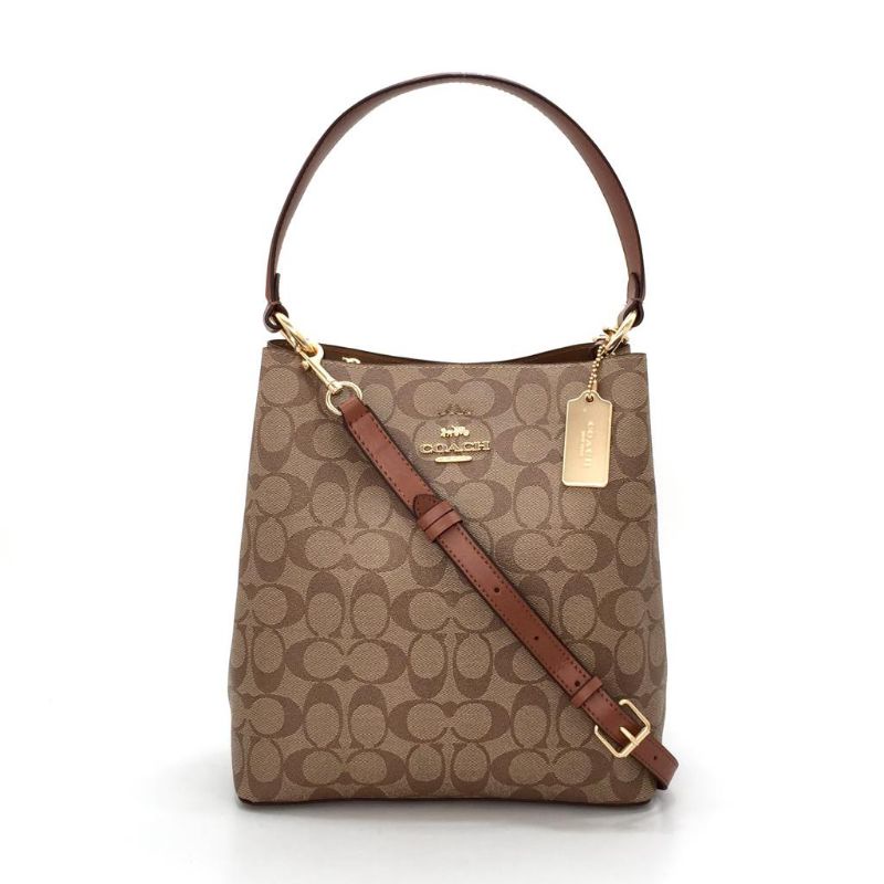 Tas Wanita COACH Town Bucket Bag In Signature