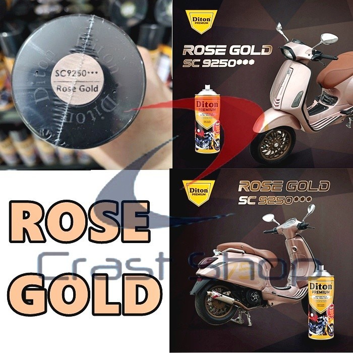 Cat Pilox Diton Premium ROSE GOLD Warna Emas Mawar SC 9250 pilok pylox