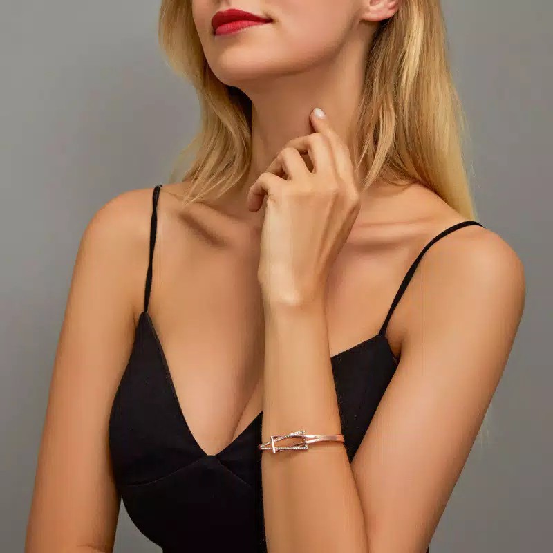 Gelang Tangan MF74 Titanium Energi Magnetik Om Mani Padme Hum Untuk Wanita