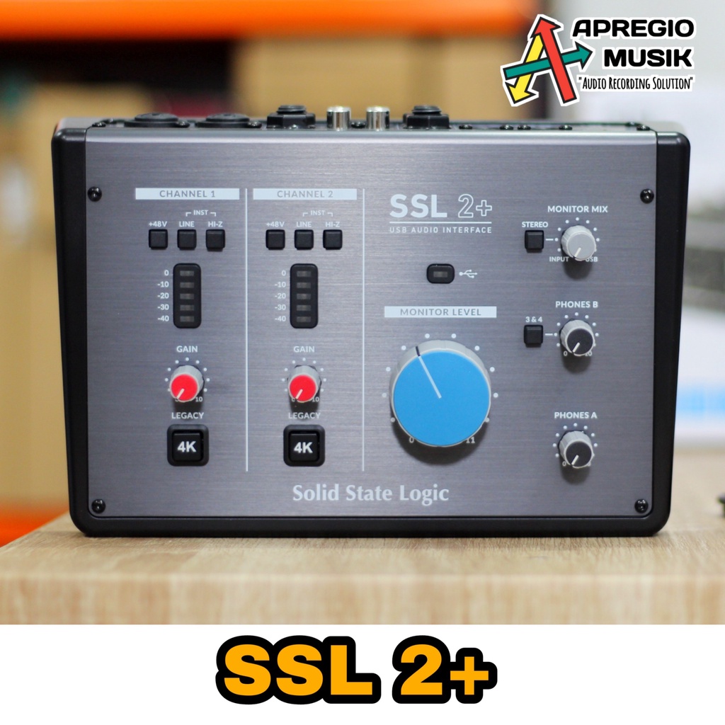 Soundcard Solid State Logic SSL 2+ Plus Apregio Musik