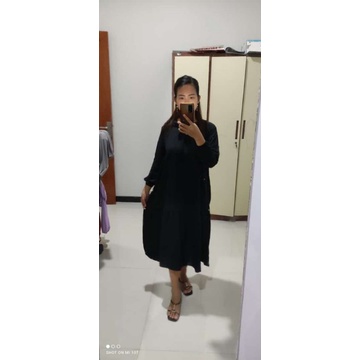 Sherly midi dres crinkle rayon PREMIUM